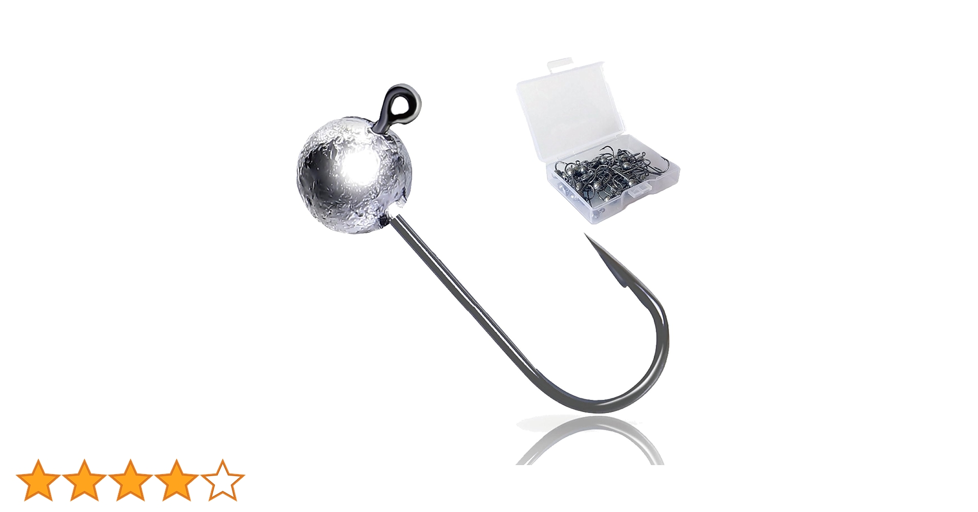 Amazon | FISHBOMB ジグヘッド 50個 25個 セット 1g 2g 3g 4g 5g 7g